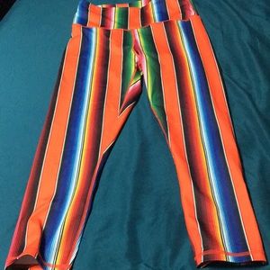 Serape fiesta leggings